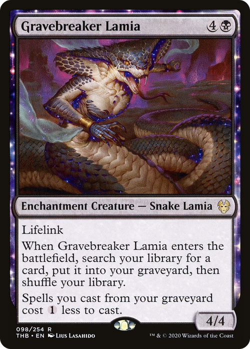 Gravebreaker Lamia (THB-098) - Theros Beyond Death: (enchantment)