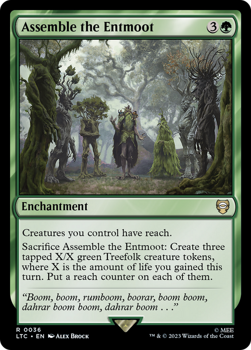 Assemble the Entmoot (LTC-036) - Tales of Middle-earth Commander