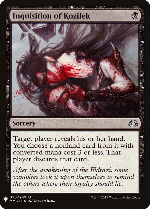 Inquisition of Kozilek (LIST-MM3-75) - The List