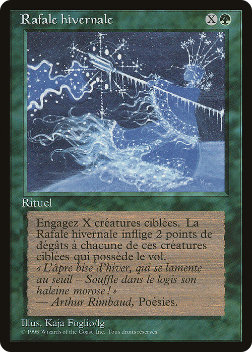 Winter Blast (French) - "Rafale hivernale" (REN-) - Renaissance