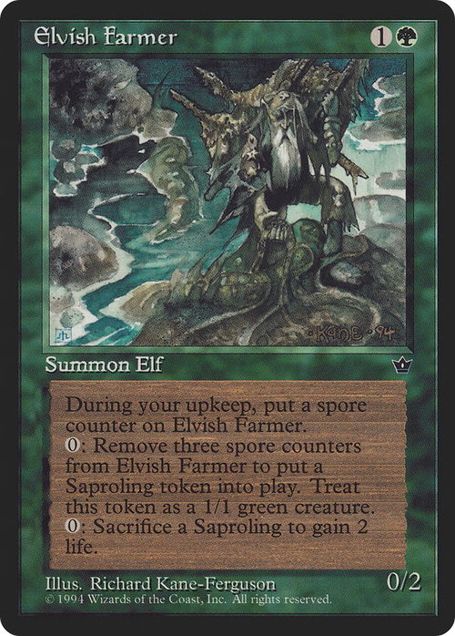 Elvish Farmer (FEM-) - Fallen Empires