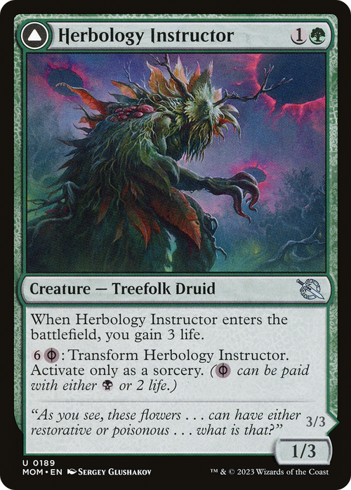 Herbology Instructor (MOM-189) - March of the Machine Foil