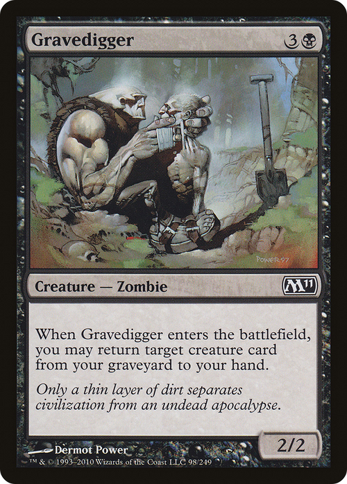 Gravedigger (M11-098) - Magic 2011 Foil