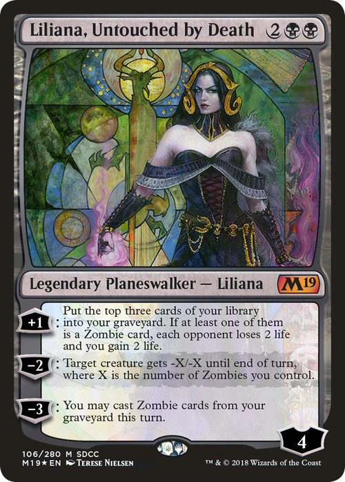 Liliana, Untouched by Death (MEDIA-106) - San Diego Comic-Con 2018 Foil