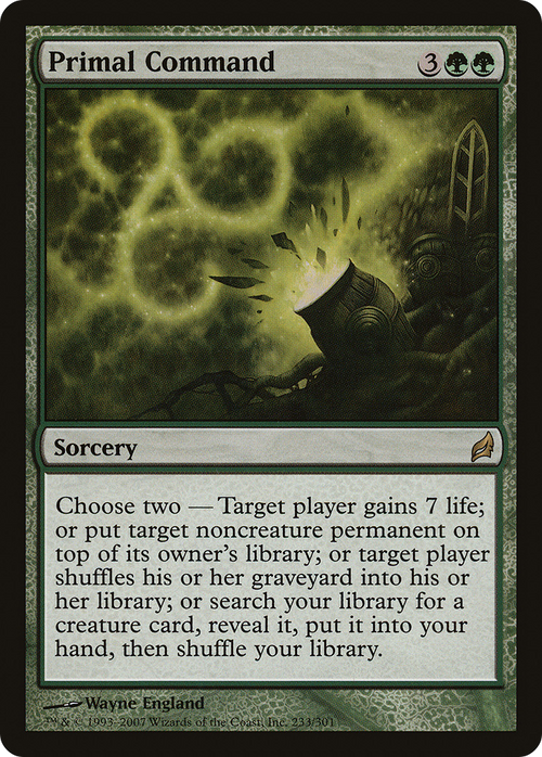Primal Command (LRW-233) - Lorwyn