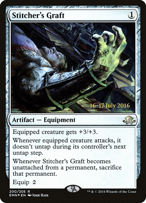 Stitcher's Graft (PRE-200S) - Eldritch Moon Promos Foil
