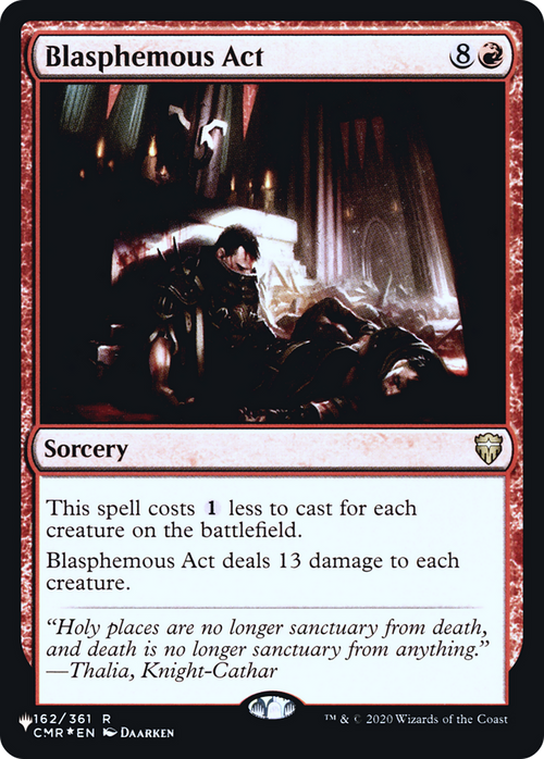 Blasphemous Act (LIST-162) - The List Foil