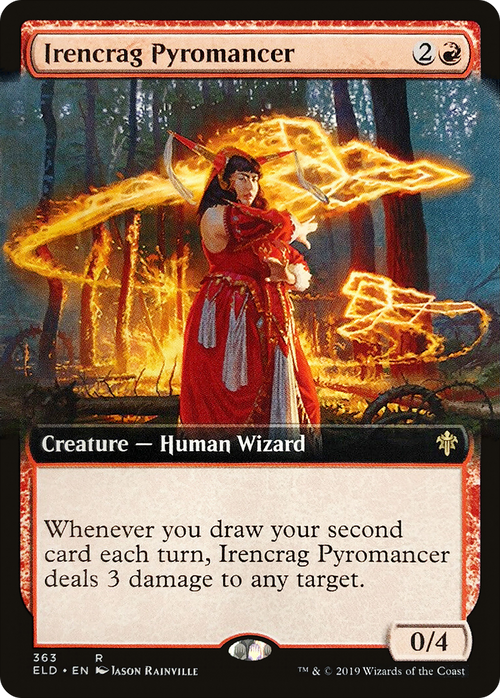 Irencrag Pyromancer (Extended Art) (ELD-363) - Throne of Eldraine: (Extended Art) Foil