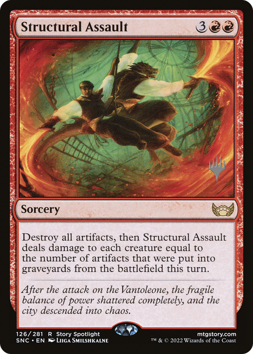 Structural Assault (PPSNC-126) - Streets of New Capenna Promos