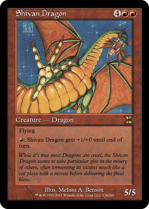 Shivan Dragon (ME4-136) - Masters Edition IV