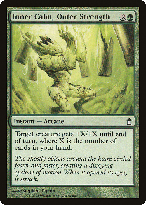 Inner Calm, Outer Strength (SOK-133) - Saviors of Kamigawa Foil