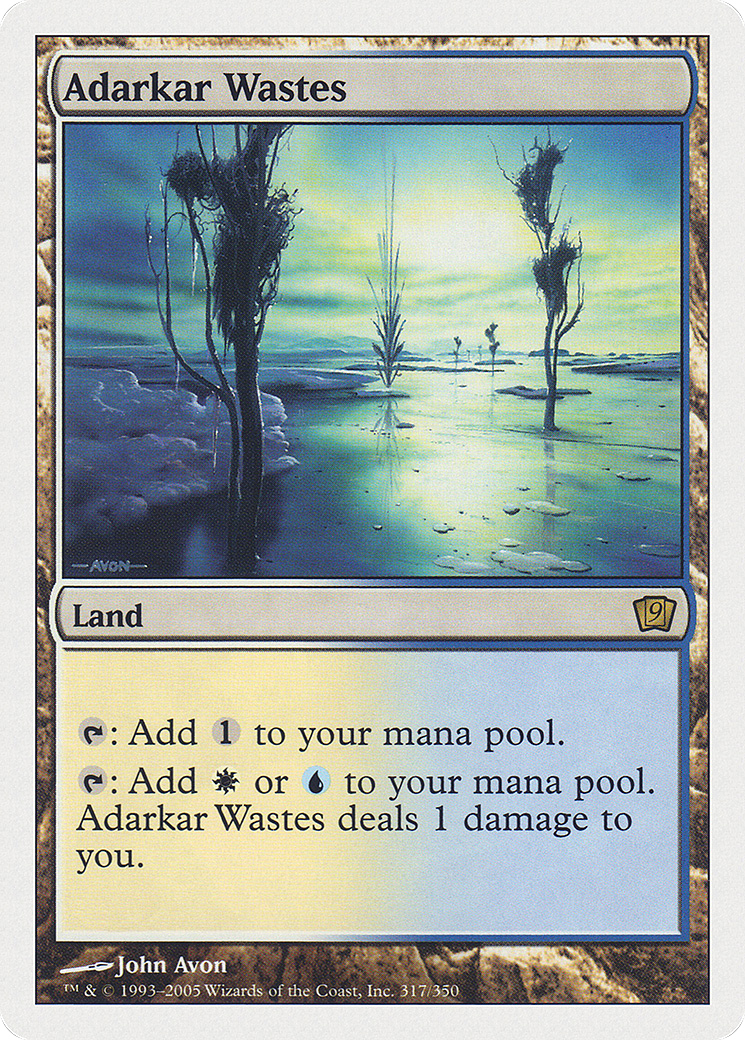 Adarkar Wastes (9ED-317) - 9th Edition