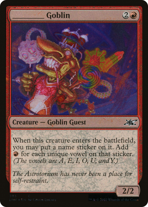 _____ Goblin (Galaxy Foil) (UNF-393) - Unfinity Foil