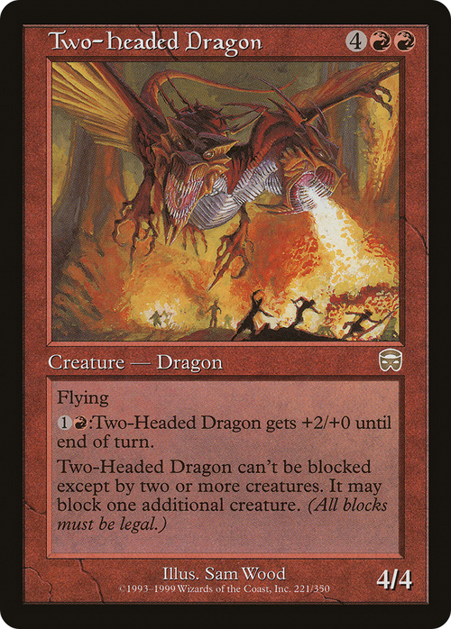 Two-Headed Dragon (MMQ-221) - Mercadian Masques Foil