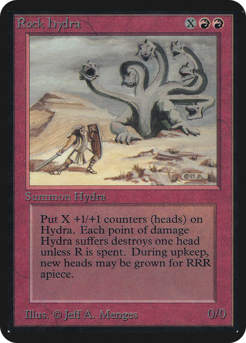 Rock Hydra (LEA-) - Limited Edition Alpha