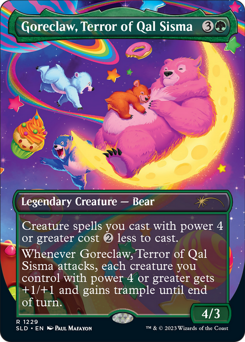 Goreclaw, Terror of Qal Sisma (SLD-1229) - Secret Lair Drop (Borderless)