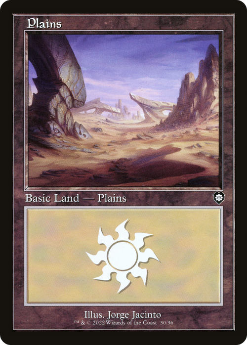 Plains (30) (Retro Frame) (BRC-030) - The Brothers' War Commander