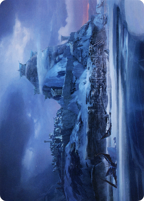 Port of Karfell // Port of Karfell (ASKHM-072) - Art Series: Kaldheim (Borderless) Foil