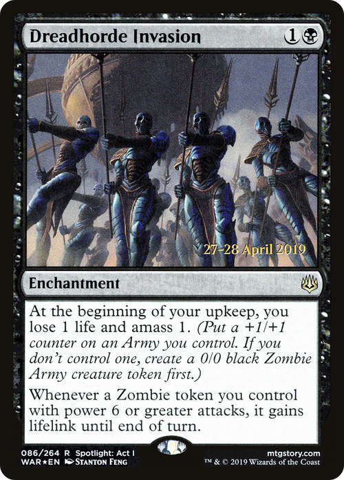 Dreadhorde Invasion (PRE-86S) - War of the Spark Promos Foil