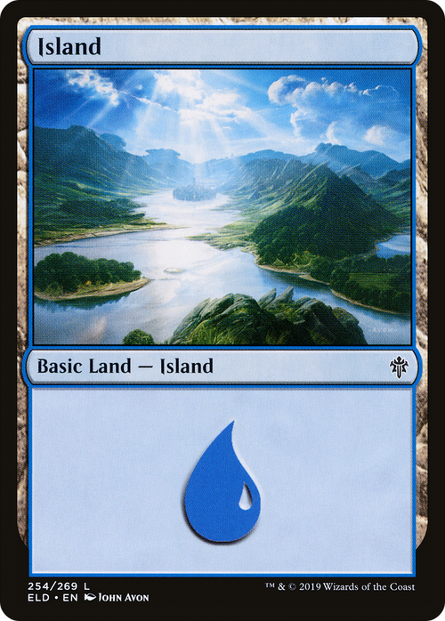 Island (254) (ELD-254) - Throne of Eldraine