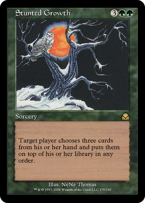 Stunted Growth (ME2-179) - Masters Edition II Foil