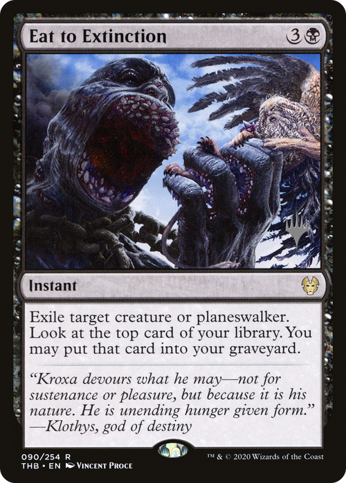 Eat to Extinction (PPTHB-90P) - Theros Beyond Death Promos Foil