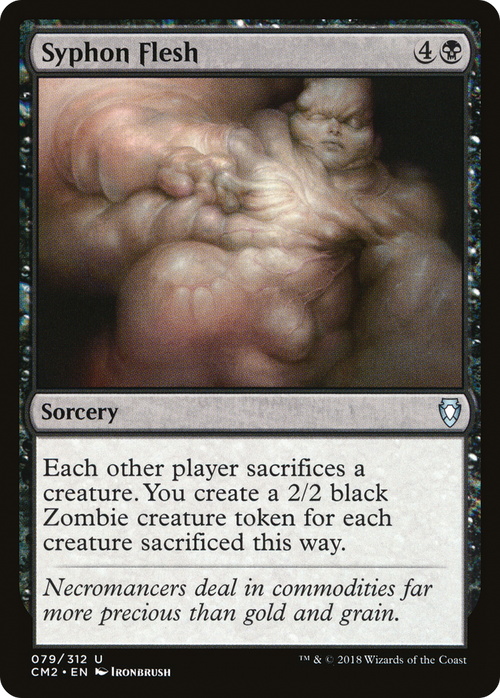 Syphon Flesh (CM2-079) - Commander Anthology Volume II