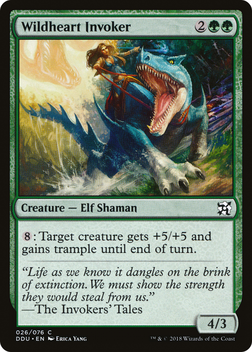 Wildheart Invoker (DDU-026) - Duel Decks: Elves vs. Inventors