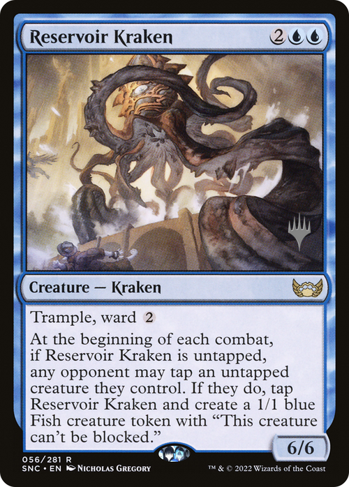 Reservoir Kraken (PPSNC-056) - Streets of New Capenna Promos Foil