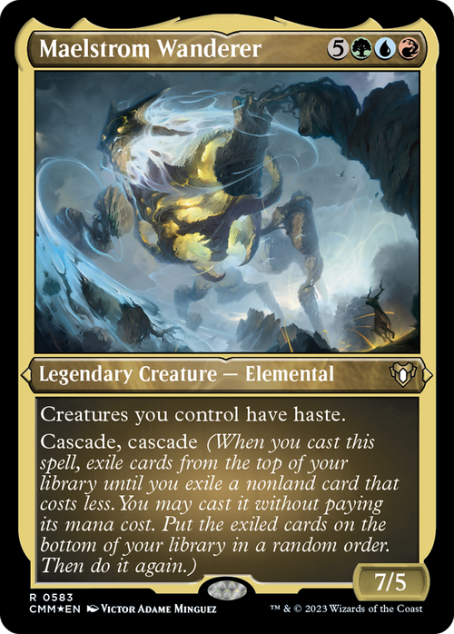 Maelstrom Wanderer (Foil Etched) (CMM-583) - Commander Masters Foil