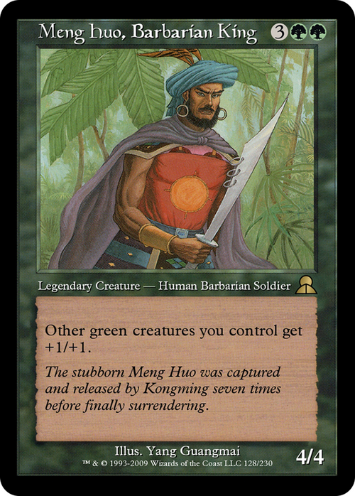 Meng Huo, Barbarian King (ME3-128) - Masters Edition III Foil