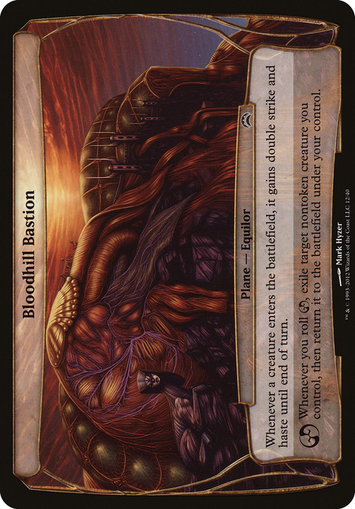 Bloodhill Bastion (Planechase 2012) (OVER-012) - Planechase 2012 Planes