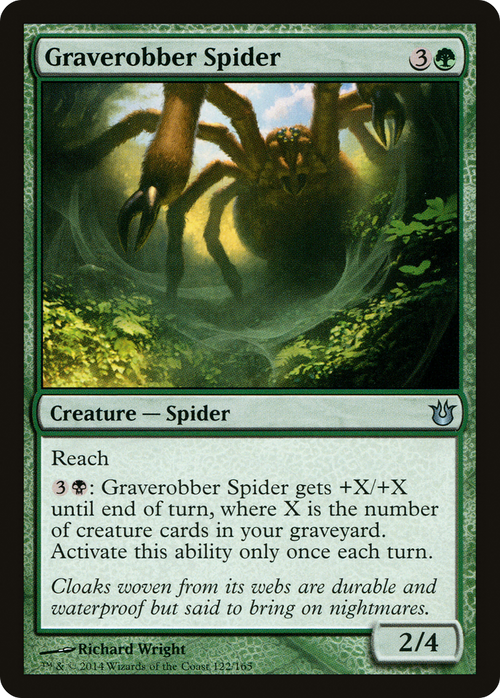 Graverobber Spider (BNG-122) - Born of the Gods Foil