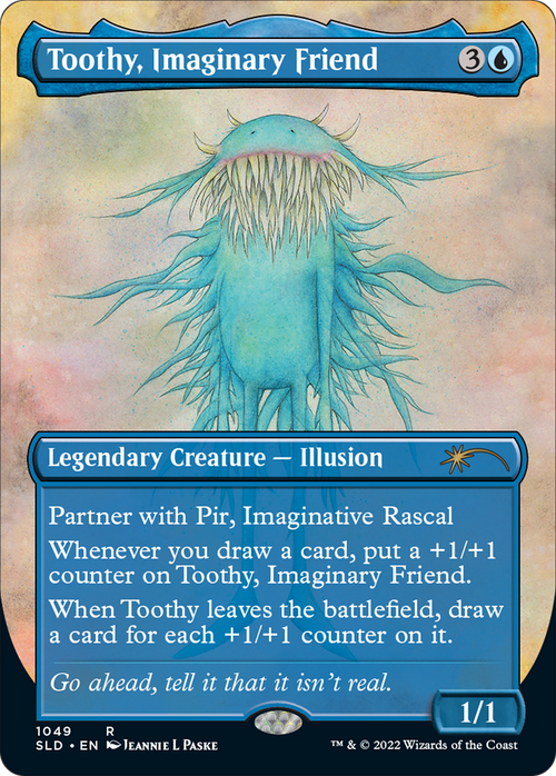 Toothy, Imaginary Friend (Borderless) (SLD-1049) - Secret Lair Drop
