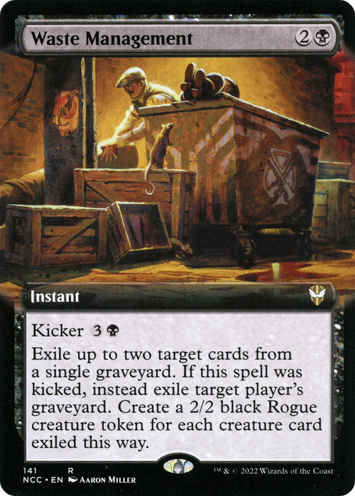 Waste Management (Extended Art) (NCC-141) - New Capenna Commander: (Extended Art)