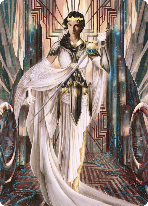 Elspeth Resplendent // Elspeth Resplendent (ASNC-064) - New Capenna Art Series (Borderless) Foil