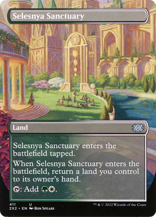Selesnya Sanctuary (Borderless) (2X2-411) - Double Masters 2022