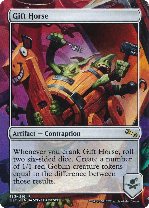 Gift Horse (UST-183) - Unstable (Borderless) Foil