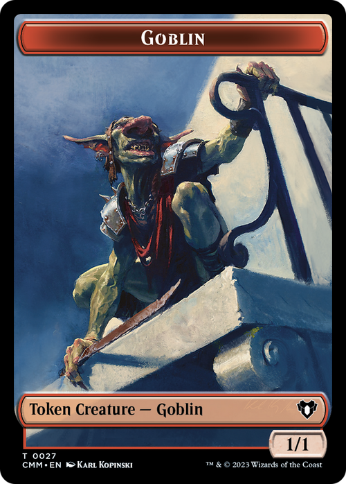 Goblin (TCMM-027) - Commander Masters Tokens Foil