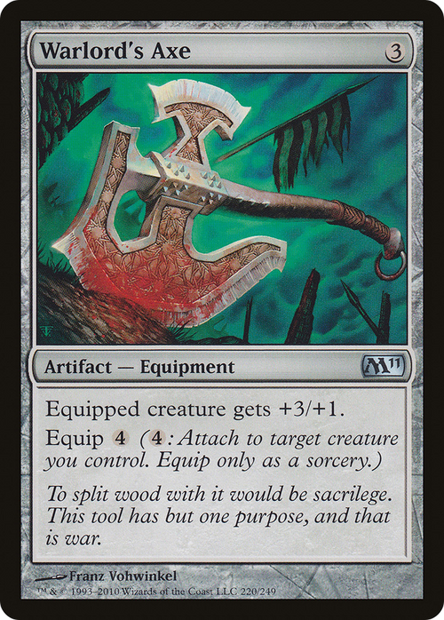 Warlord's Axe (M11-220) - Magic 2011