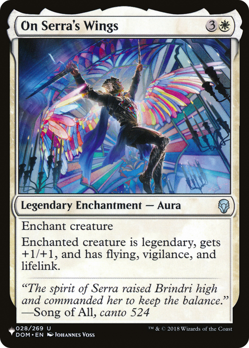 On Serra's Wings (LIST-DOM-28) - The List