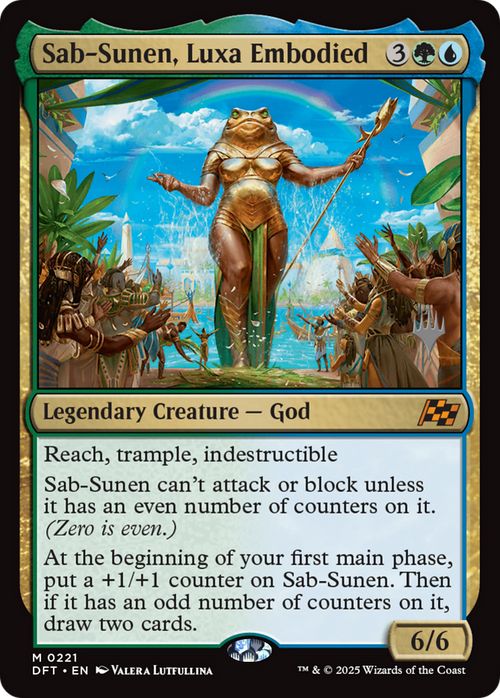 Sab-Sunen, Luxa Embodied (PPDFT-221P) - Promo Pack: Aetherdrift Foil
