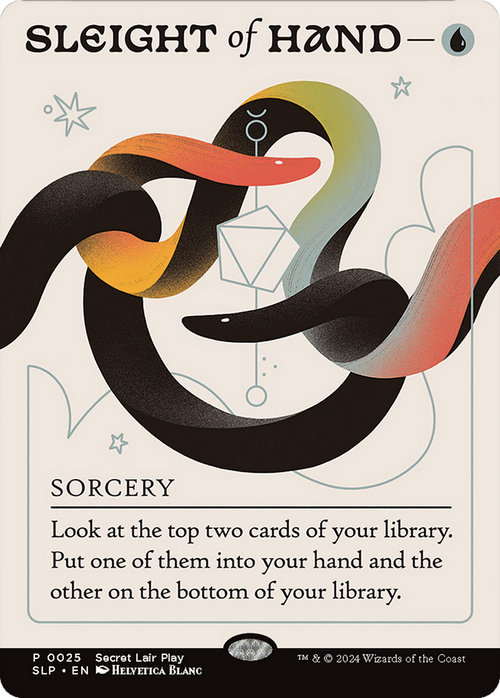 Sleight of Hand (PTP-025) - Secret Lair Showdown Foil