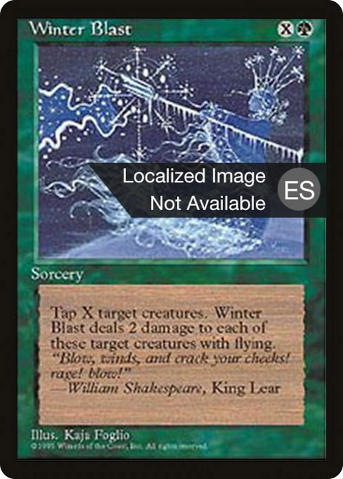 Winter Blast (4BB-) - Fourth Edition Foreign Black Border