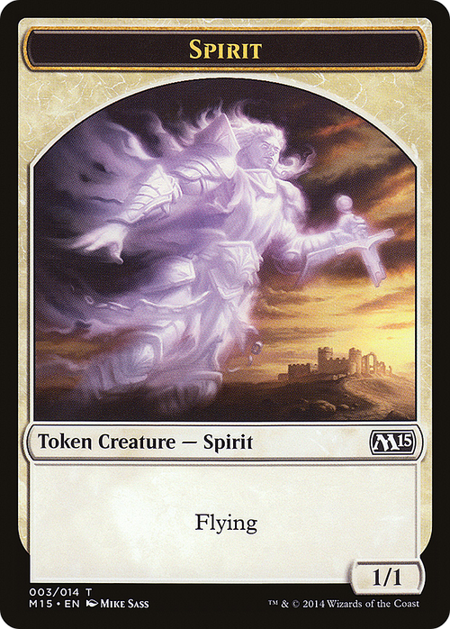 Spirit Token (M15-003) - Magic 2015 Tokens