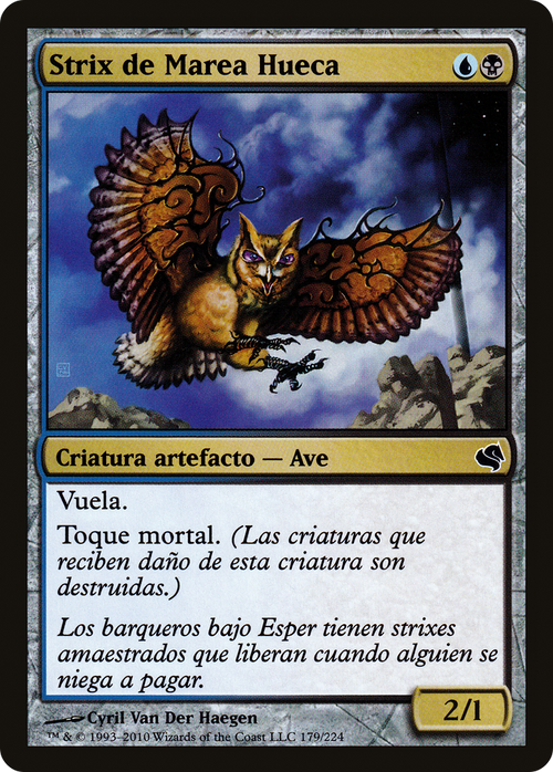 Tidehollow Strix (Spanish) - "Strix de Marea Hueca" (PS11-179) - Salvat 2011