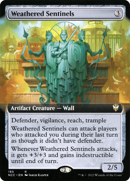 Weathered Sentinels (Extended Art) (NCC-185) - New Capenna Commander: (Extended Art)
