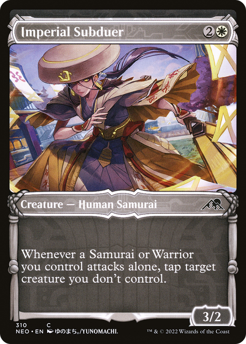 Imperial Subduer (Showcase) (NEO-310) - Kamigawa: Neon Dynasty: (Showcase)