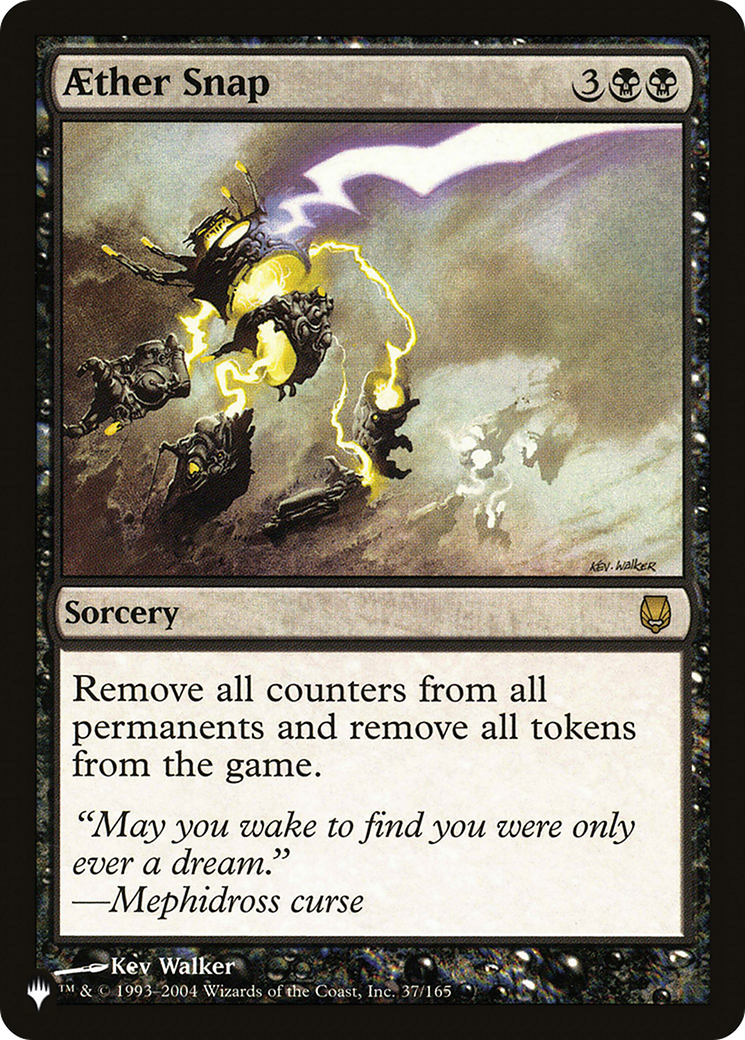 Aether Snap (LIST-37/165) - The List
