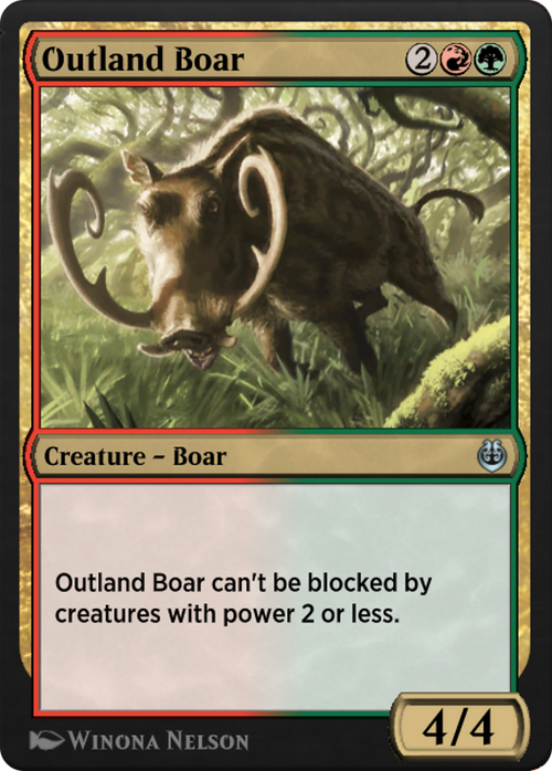 Outland Boar (KLR-201) - Kaladesh Remastered